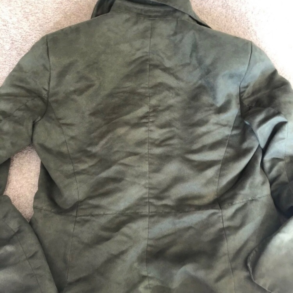 Evan Picone Army Green Jacket | Full Zip | 8 - Picture 4 of 4